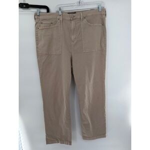 Torrid Stretch Twill Utility Pants 20R Plus Size Tan Khaki Cargo Patch Pocket